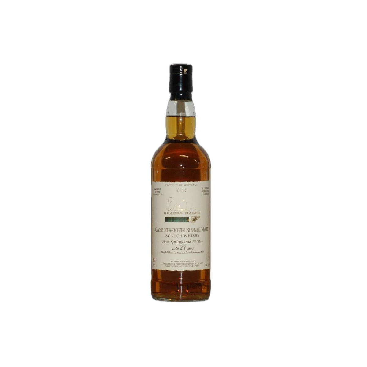 Springbank 1974 27 Years Single Malt Whisky