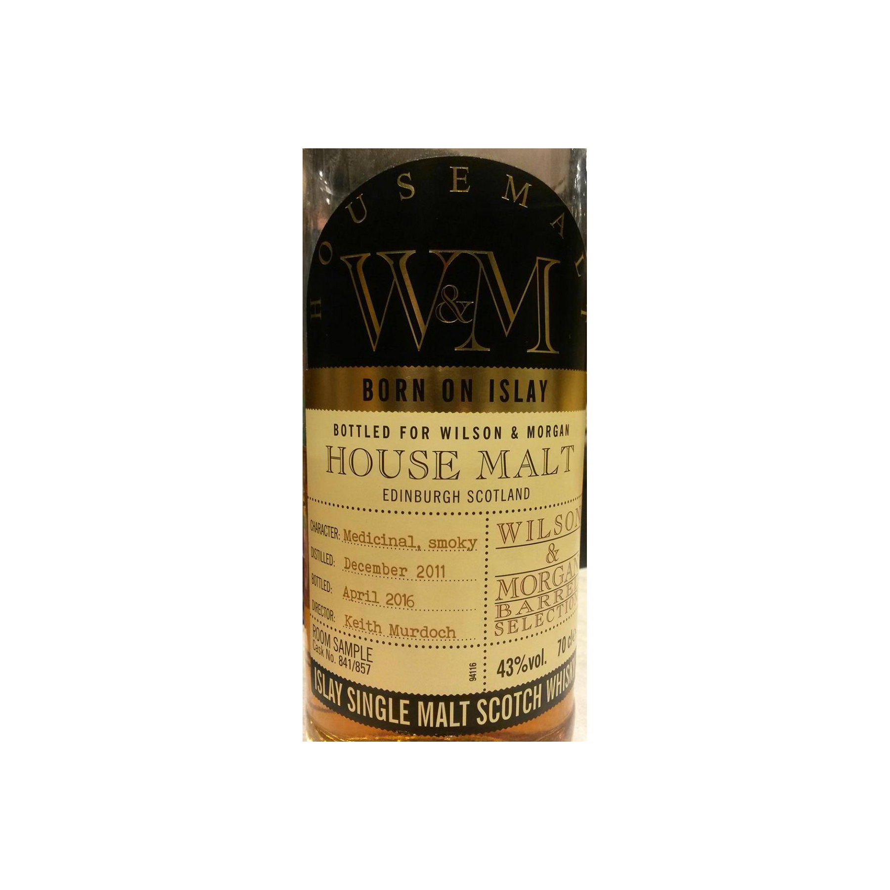 Wilson & Morgan 2011 4 Years Single Malt Whisky 2