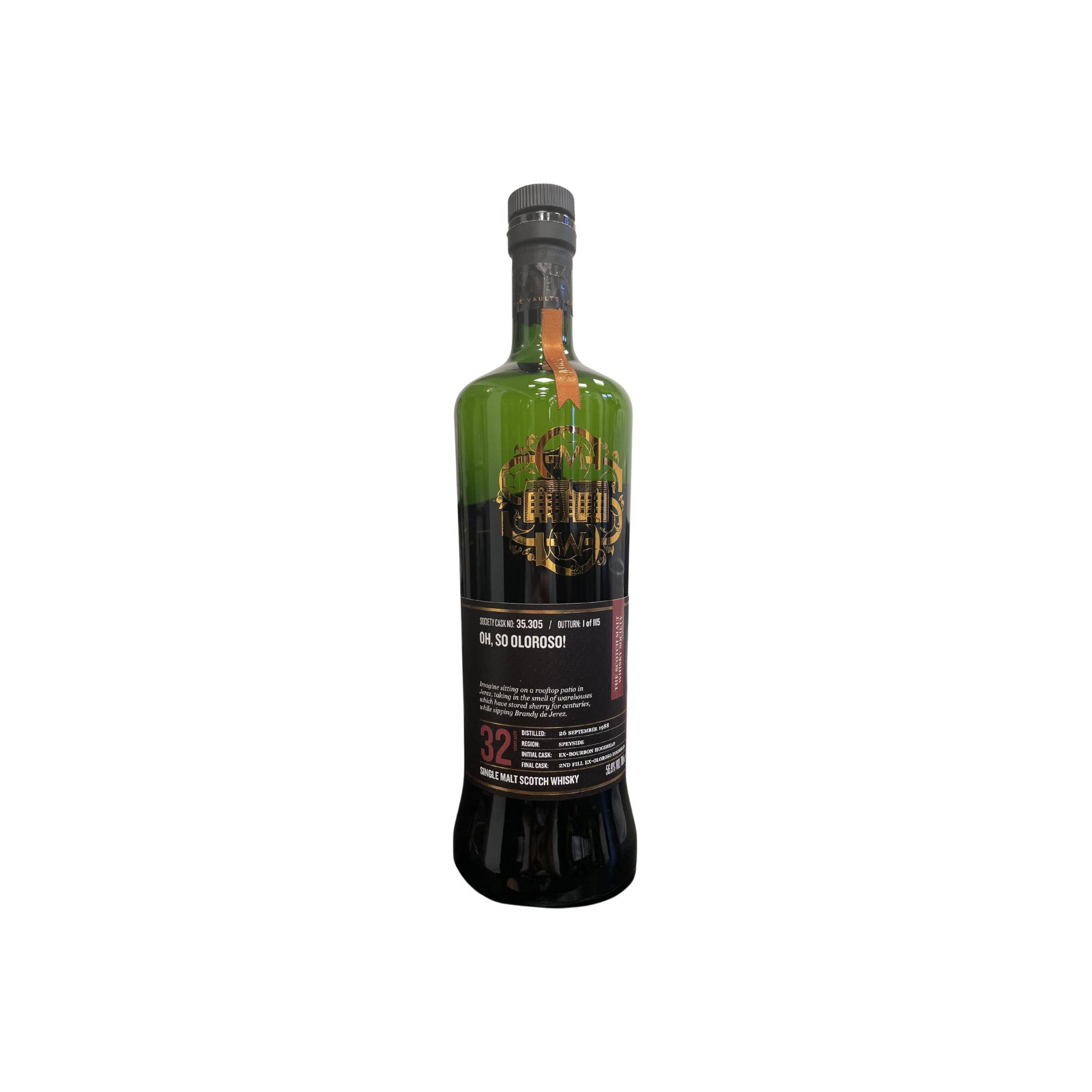 The Scotch Malt Whisky Society 1988 32 Years Single Malt Whisky