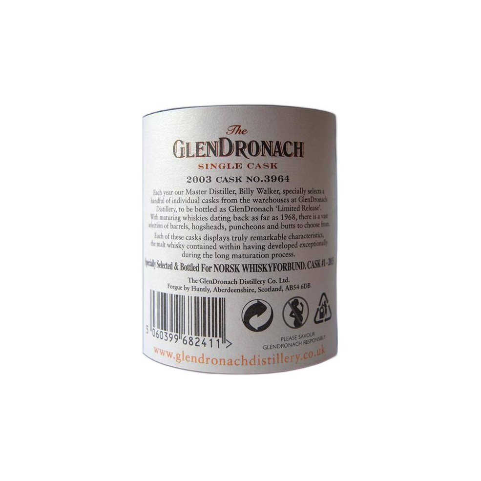 GlenDronach Single Cask 2003 12 Years Single Malt Whisky 3
