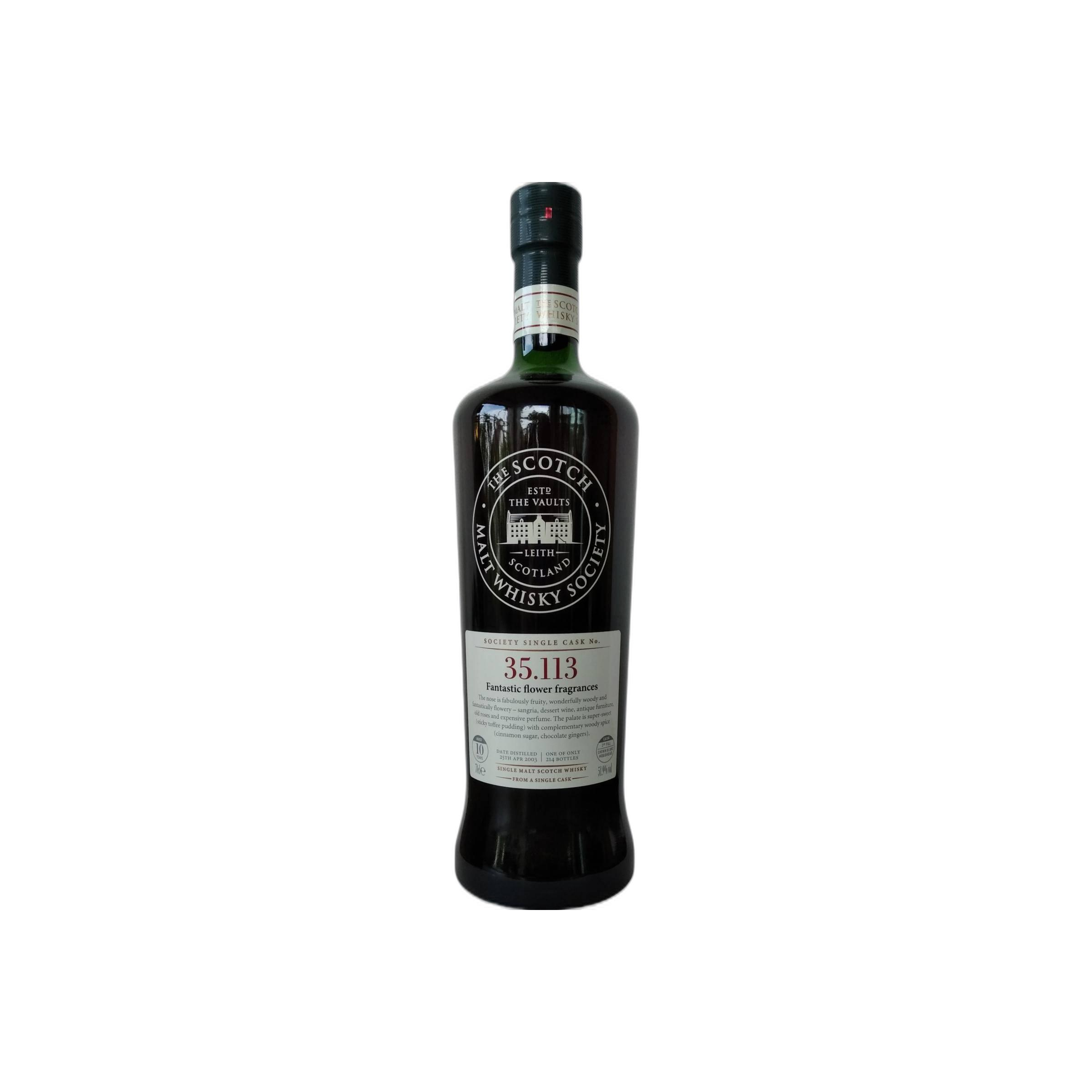 The Scotch Malt Whisky Society 2003 10 Years Single Malt Whisky