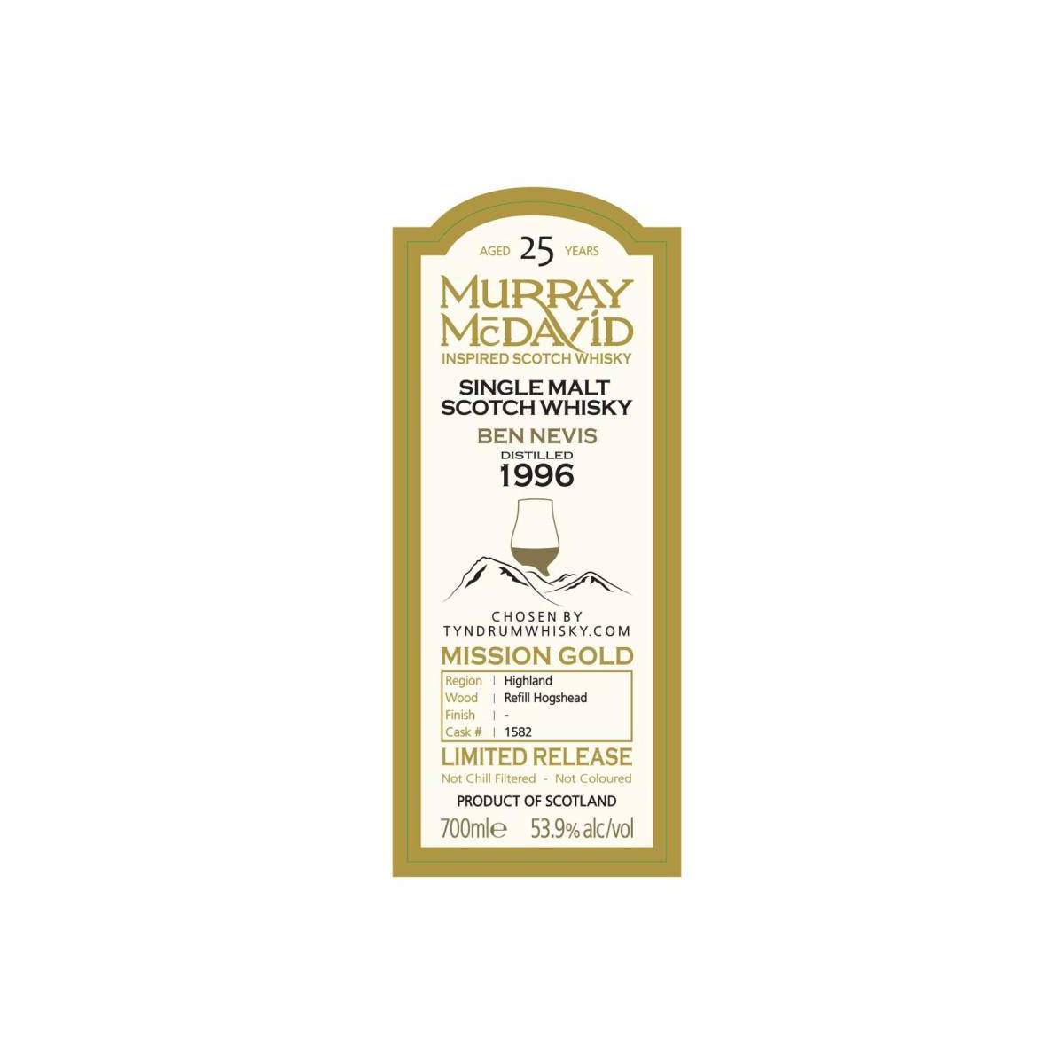 Ben Nevis 1996 25 Years Single Malt Whisky 2