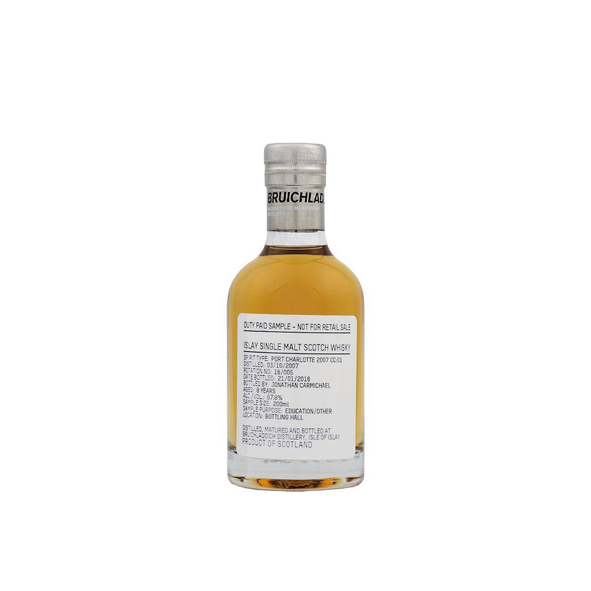 Port Charlotte 2007 8 Years Single Malt Whisky