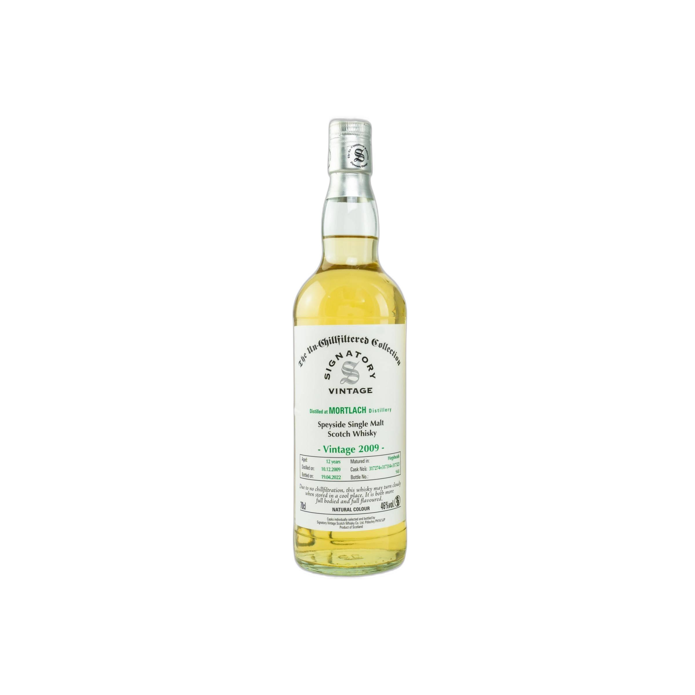 Mortlach The Un-Chillfiltered Collection 2009 12 Years Single Malt Whisky
