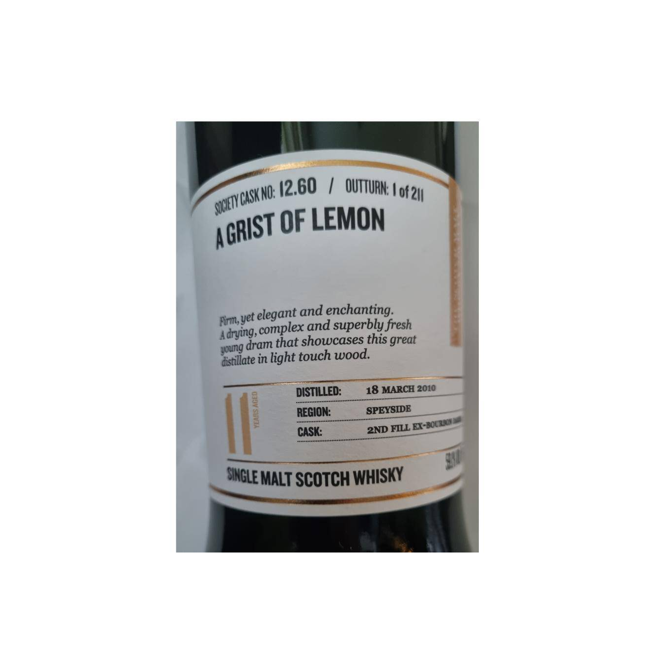 The Scotch Malt Whisky Society 2010 11 Years Single Malt Whisky 2
