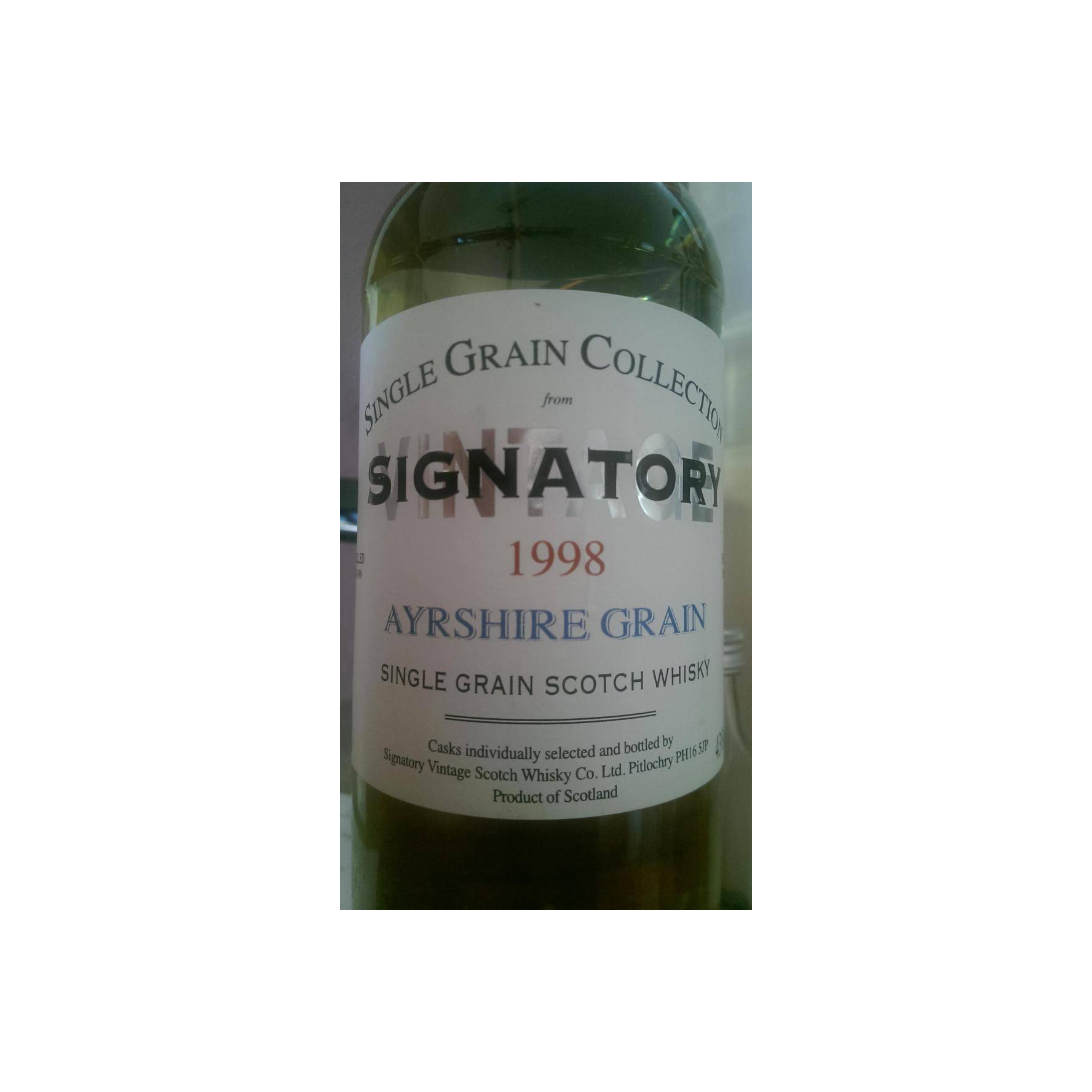 Signatory Vintage 1998 16 Years Single Grain Whisky