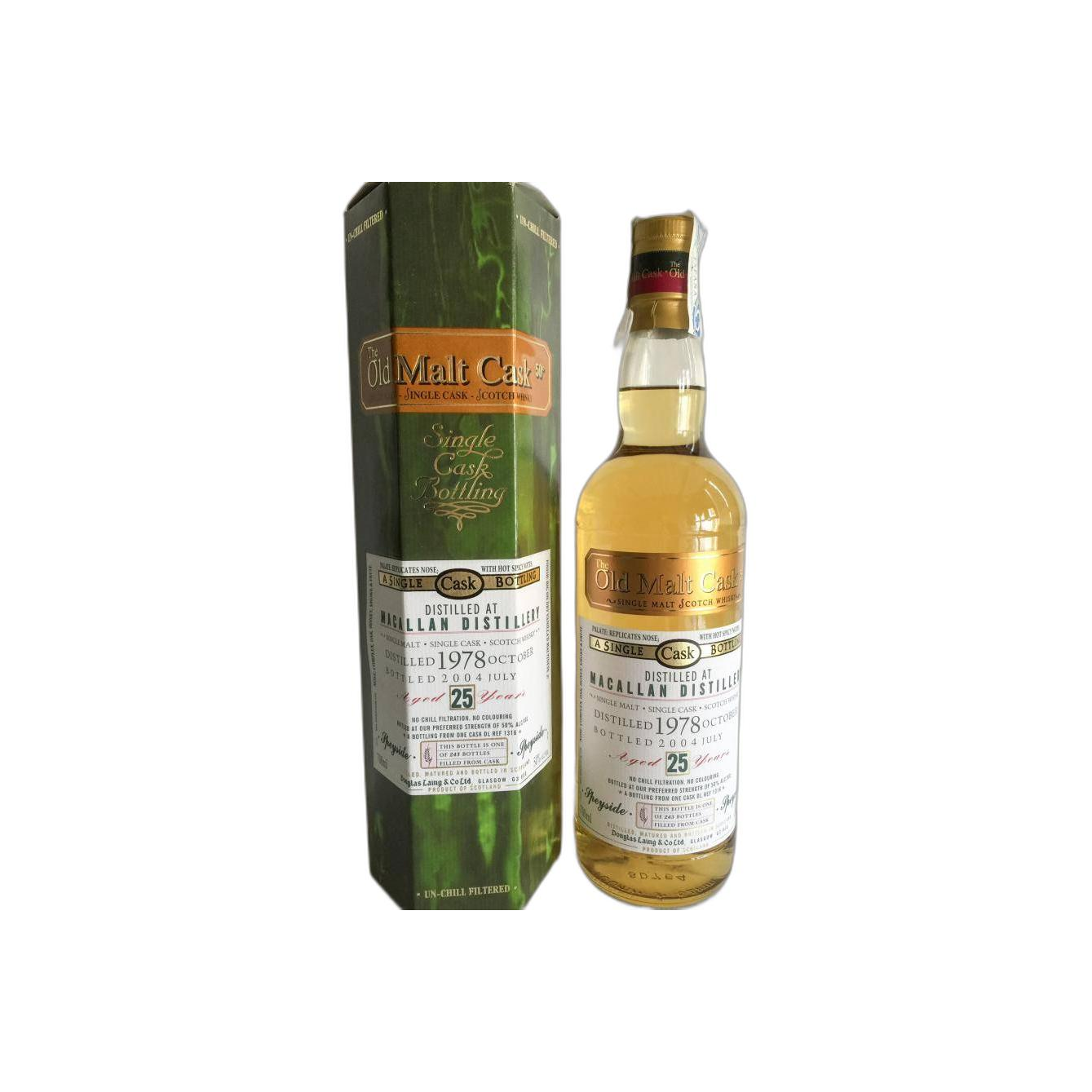 The Macallan Old Malt Cask 1978 25 Years Single Malt Whisky 2