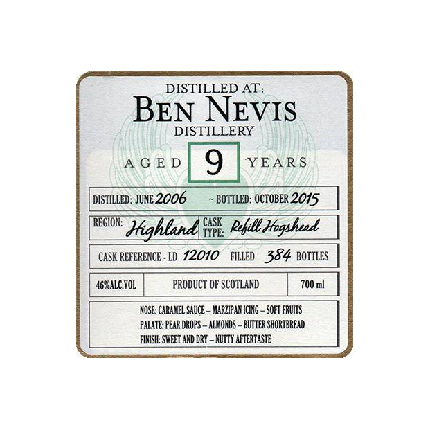 Ben Nevis 2006 9 Years Single Malt Whisky 2