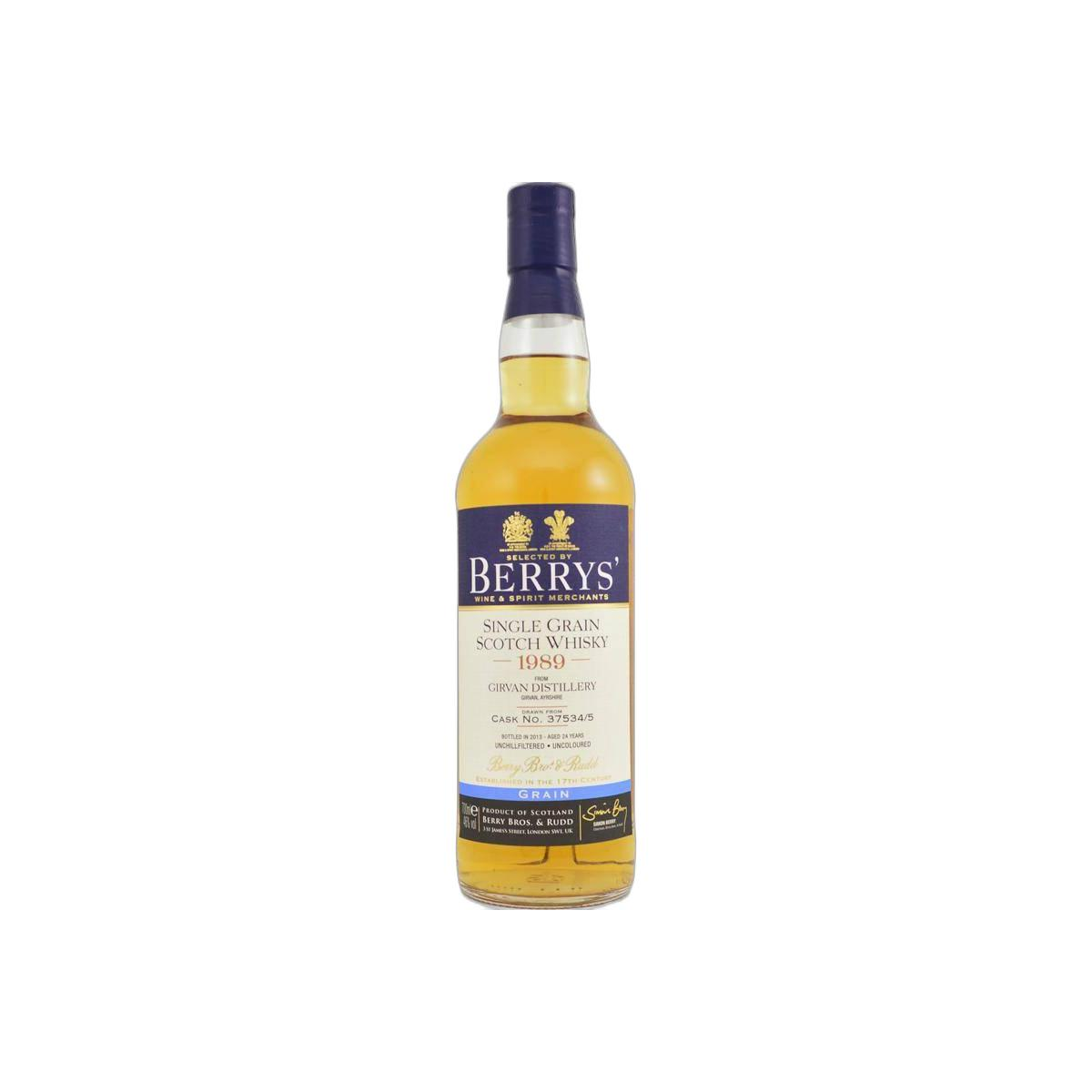 Girvan 1989 24 Years Single Grain Whisky