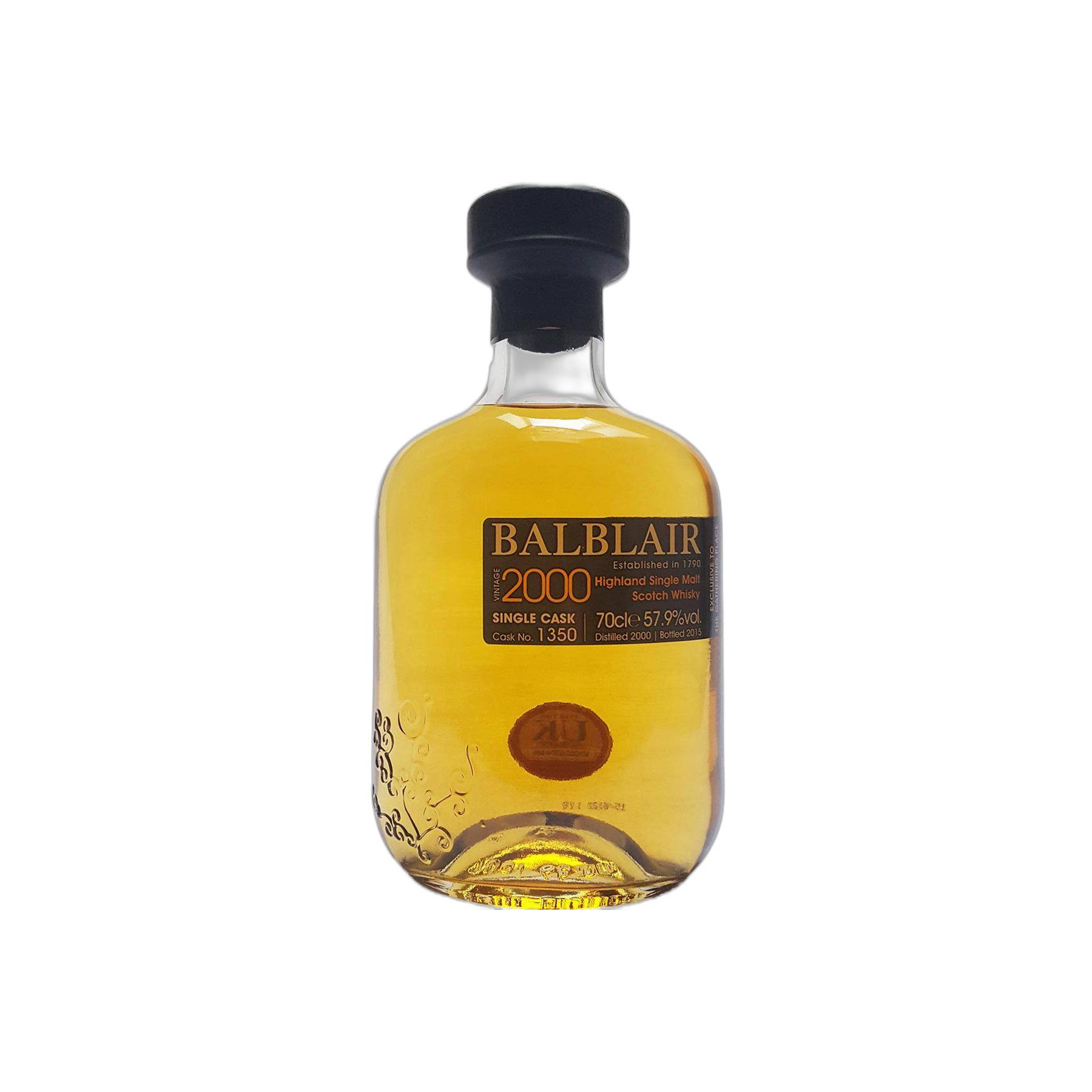 Balblair Single Cask 2000 15 Years Single Malt Whisky