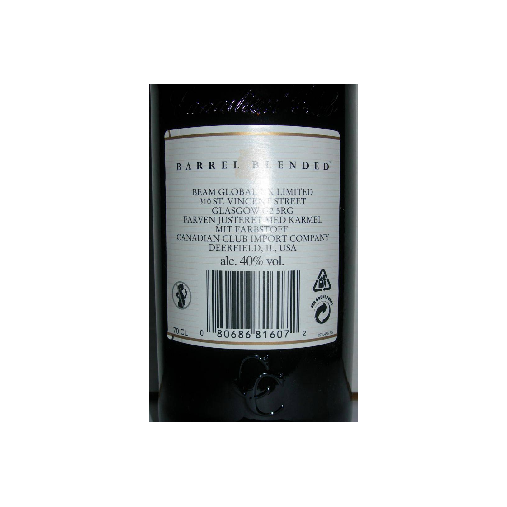 Canadian Club Blended Whisky 2