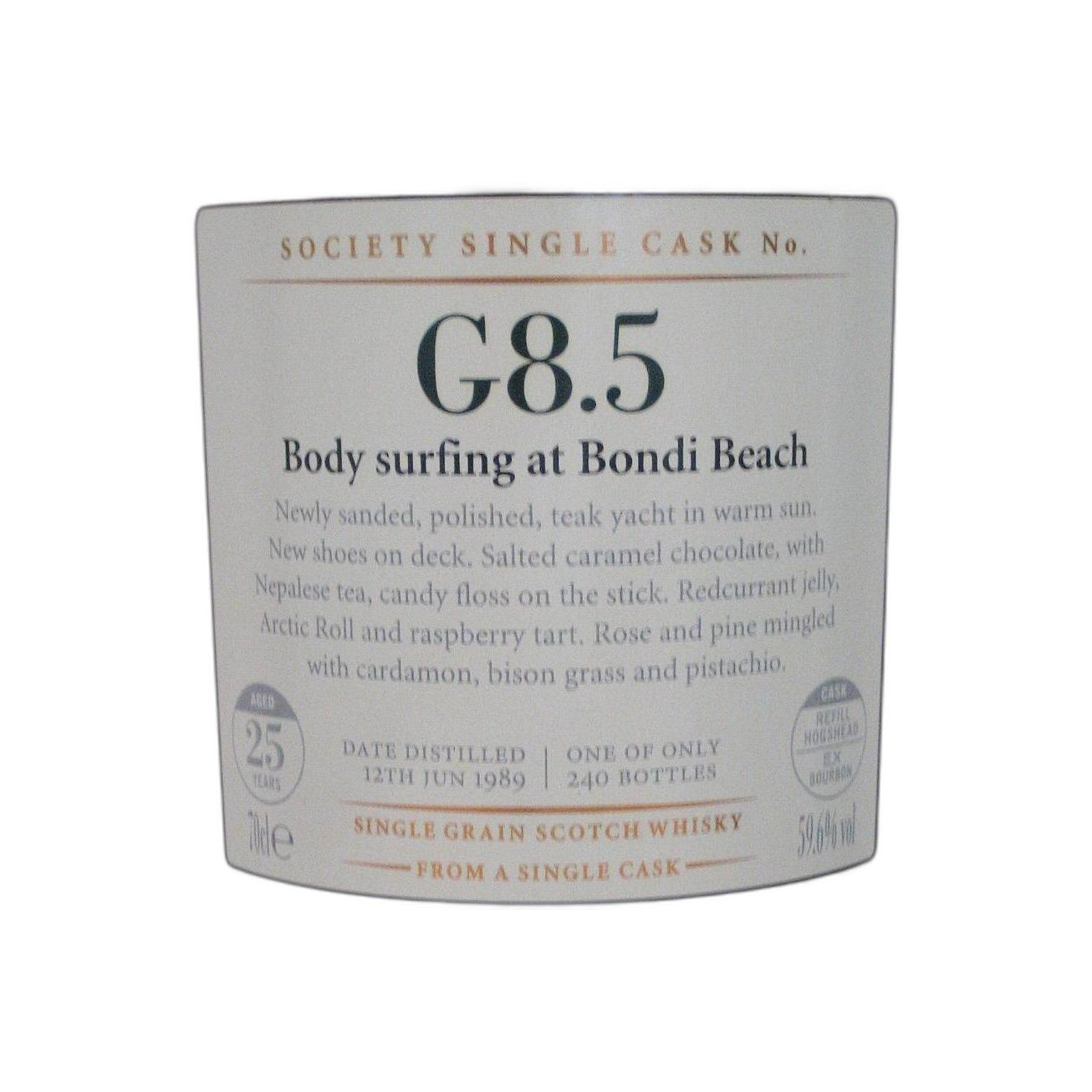 The Scotch Malt Whisky Society 1989 25 Years Single Grain Whisky 2