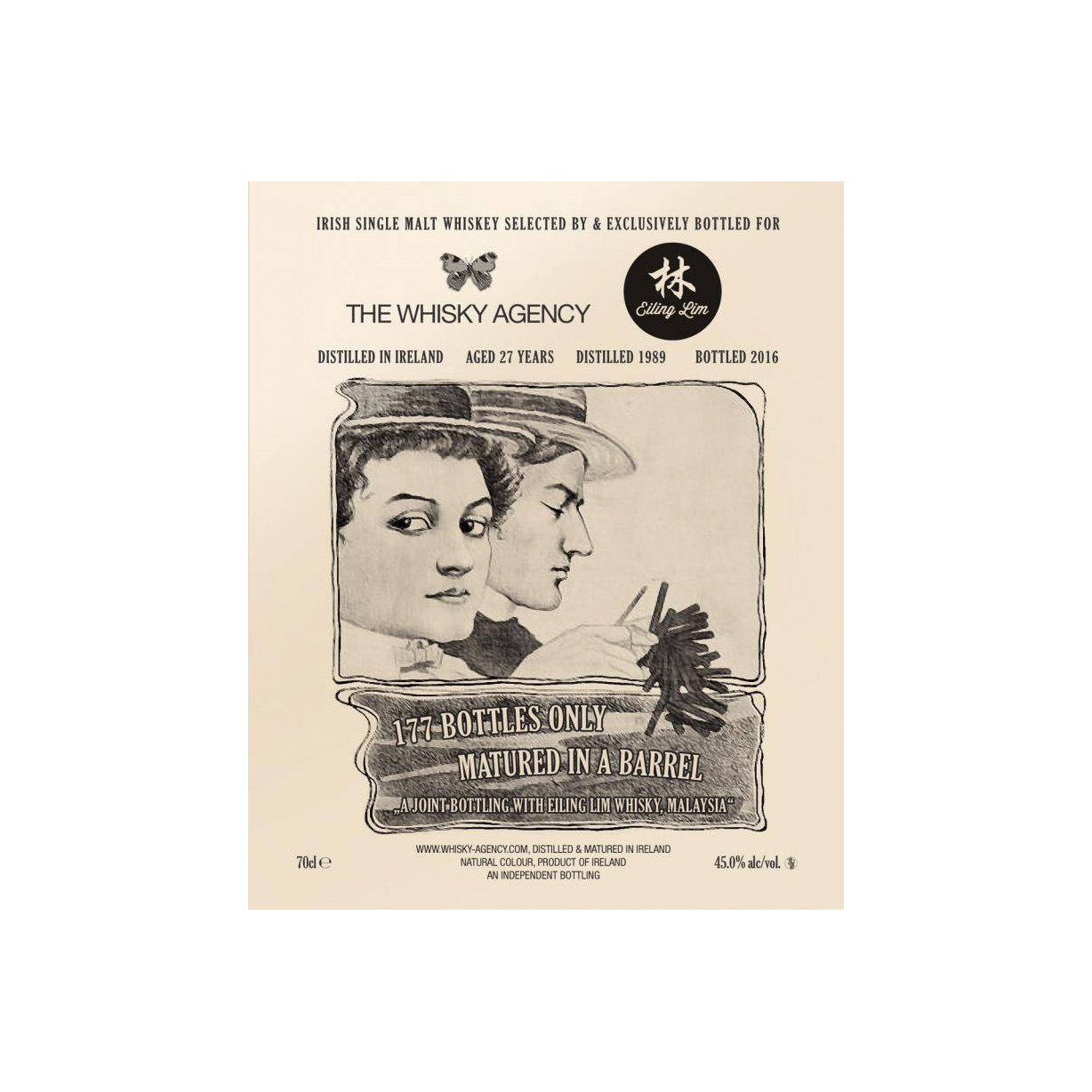 The Whisky Agency 1989 27 Years Single Malt Whisky 2