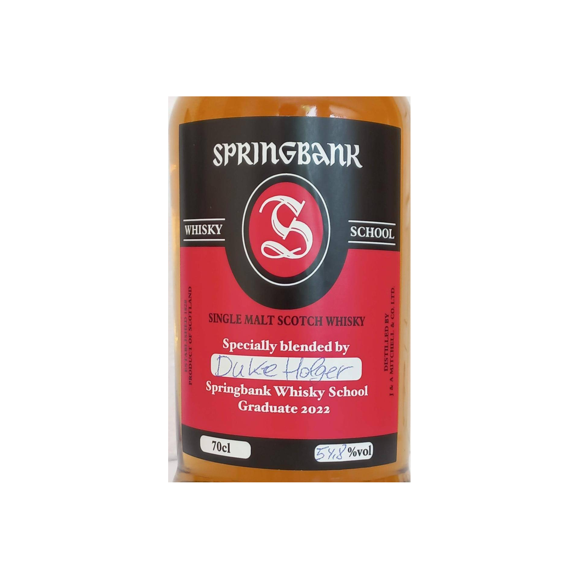 Springbank 2007 Single Malt Whisky 2