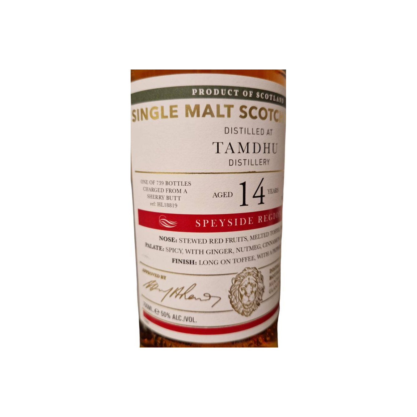 Tamdhu Old Malt Cask 2007 14 Years Single Malt Whisky 2
