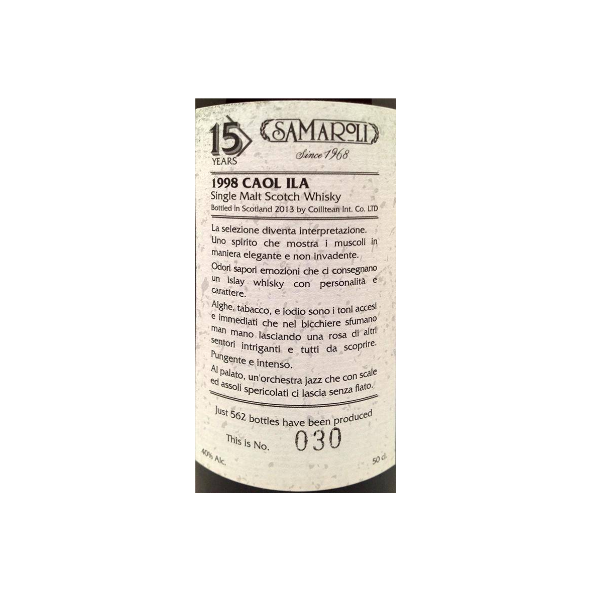 Caol Ila 1998 15 Years Single Malt Whisky 3