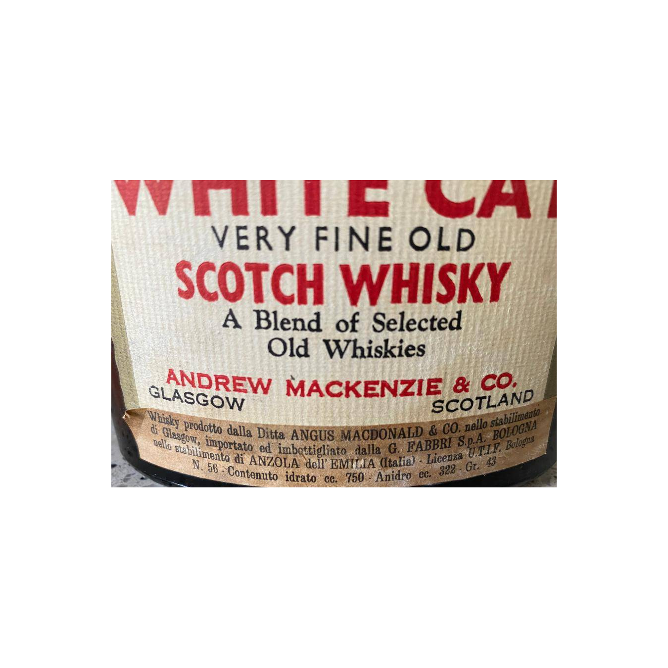 White Cat Very Fine Old Scotch Whisky 3