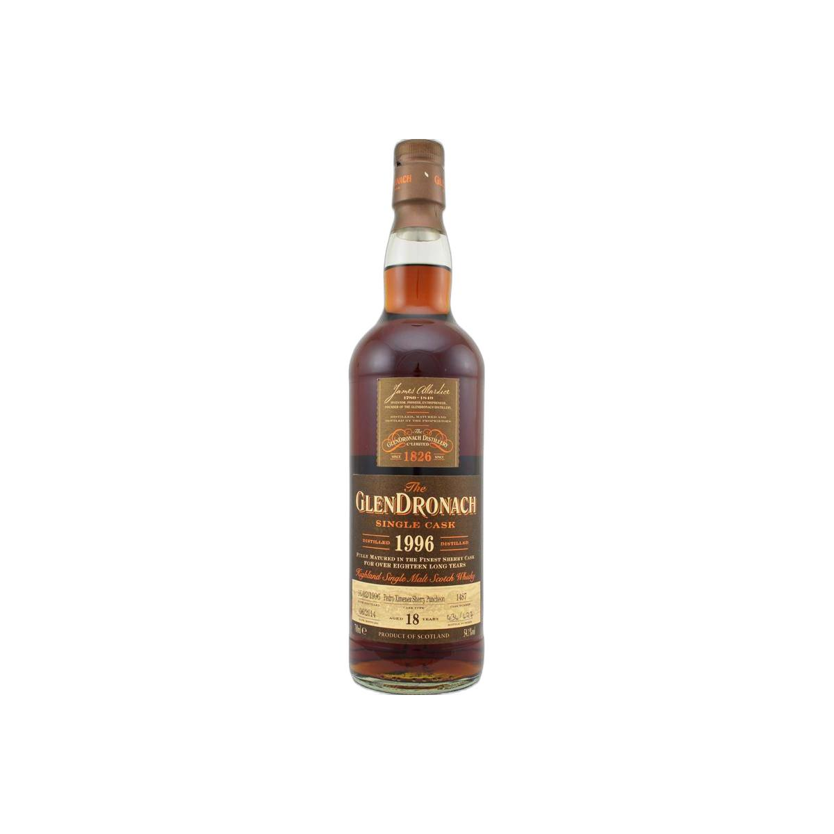 GlenDronach 1996 18 Years Single Malt Whisky