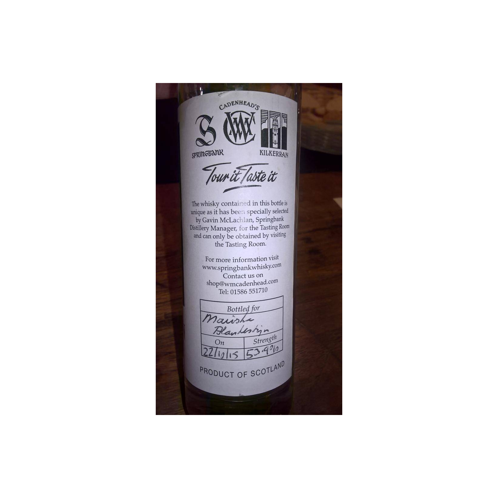 Hazelburn Single Malt Whisky