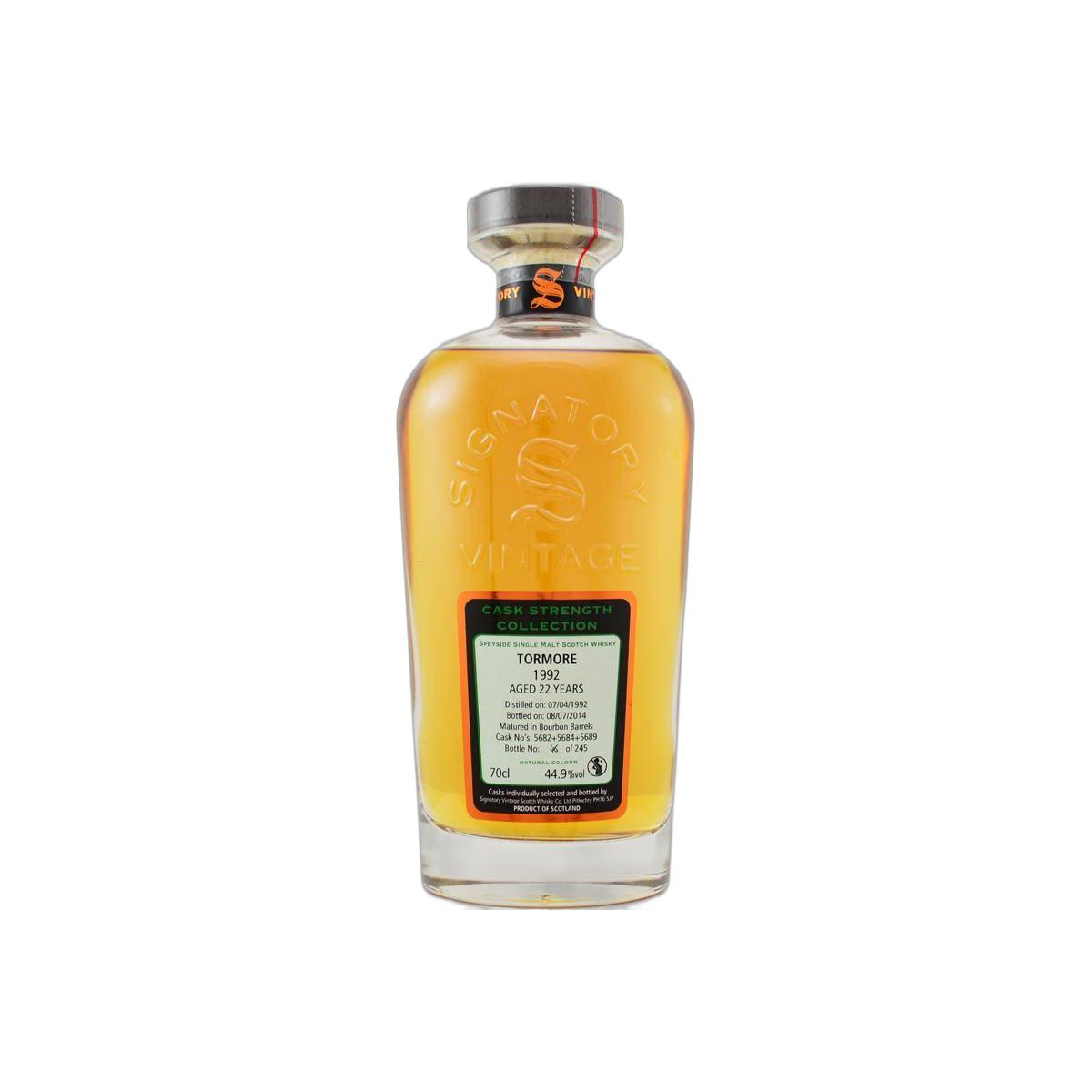 Tormore Cask Strength Collection 1992 22 Years Single Malt Whisky