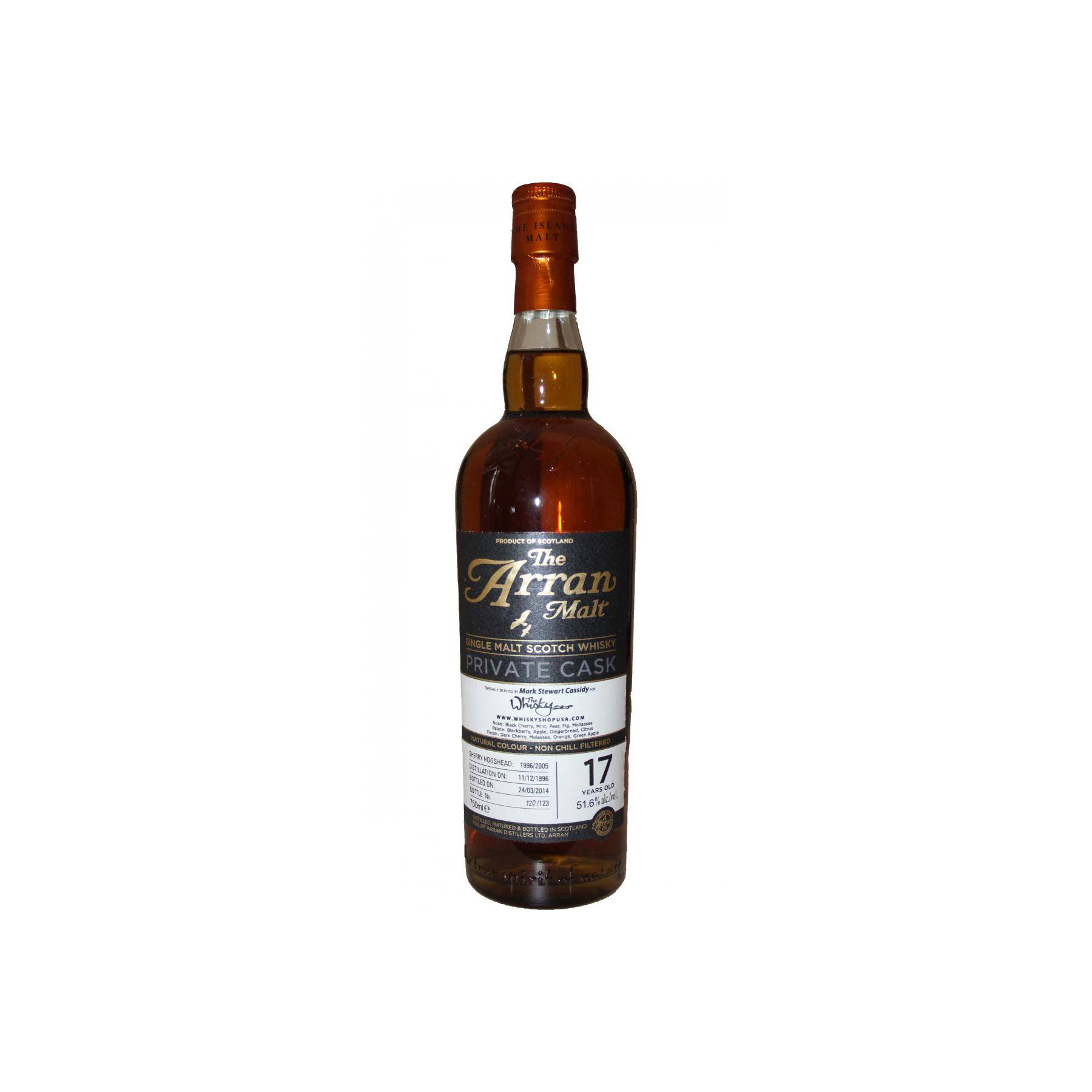 Arran Private Cask 1996 17 Years Single Malt Whisky