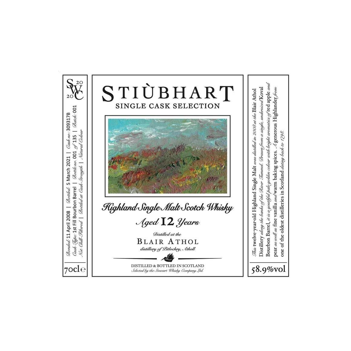 Blair Athol 2008 12 Years Single Malt Whisky