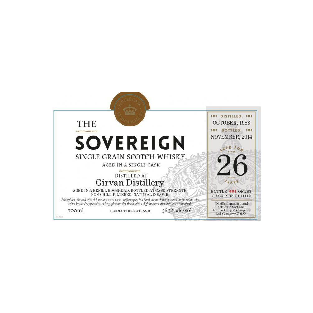 Girvan 1988 26 Years Single Grain Whisky