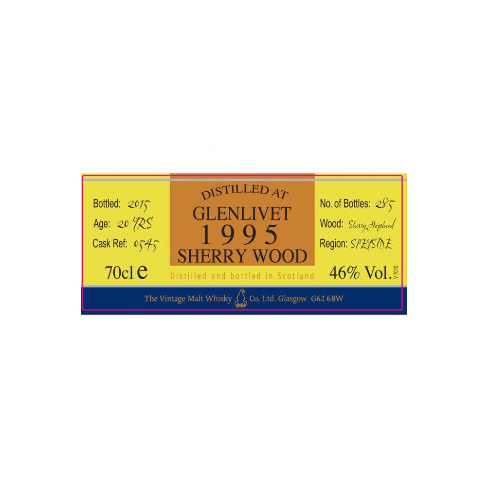 The Glenlivet The Cooper's Choice 1995 20 Years Single Malt Whisky