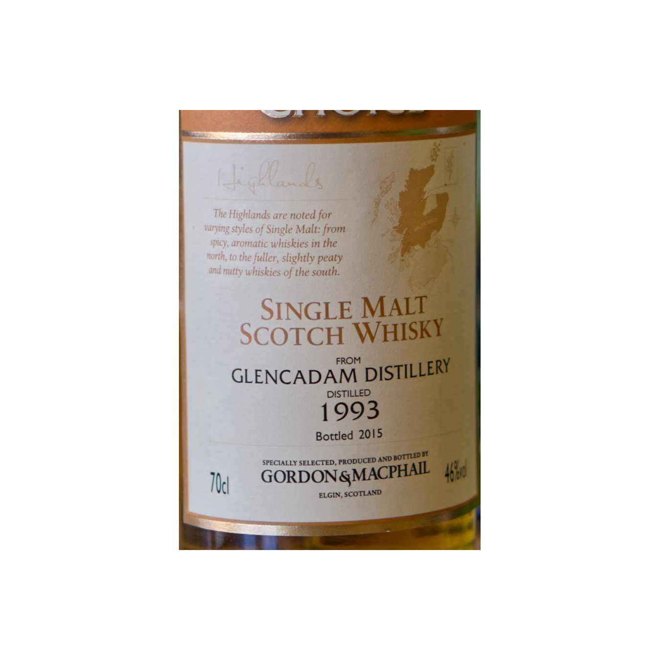 Glencadam Connoisseurs Choice 1993 21 Years Single Malt Whisky 2