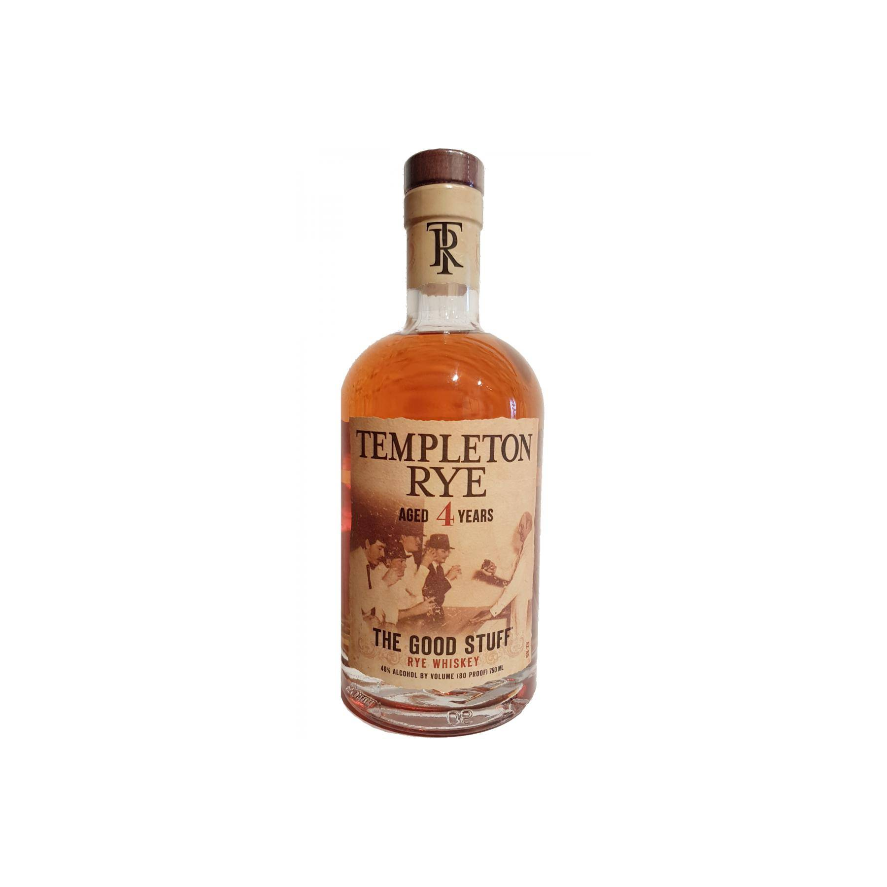 Templeton 4 Years Rye Whisky
