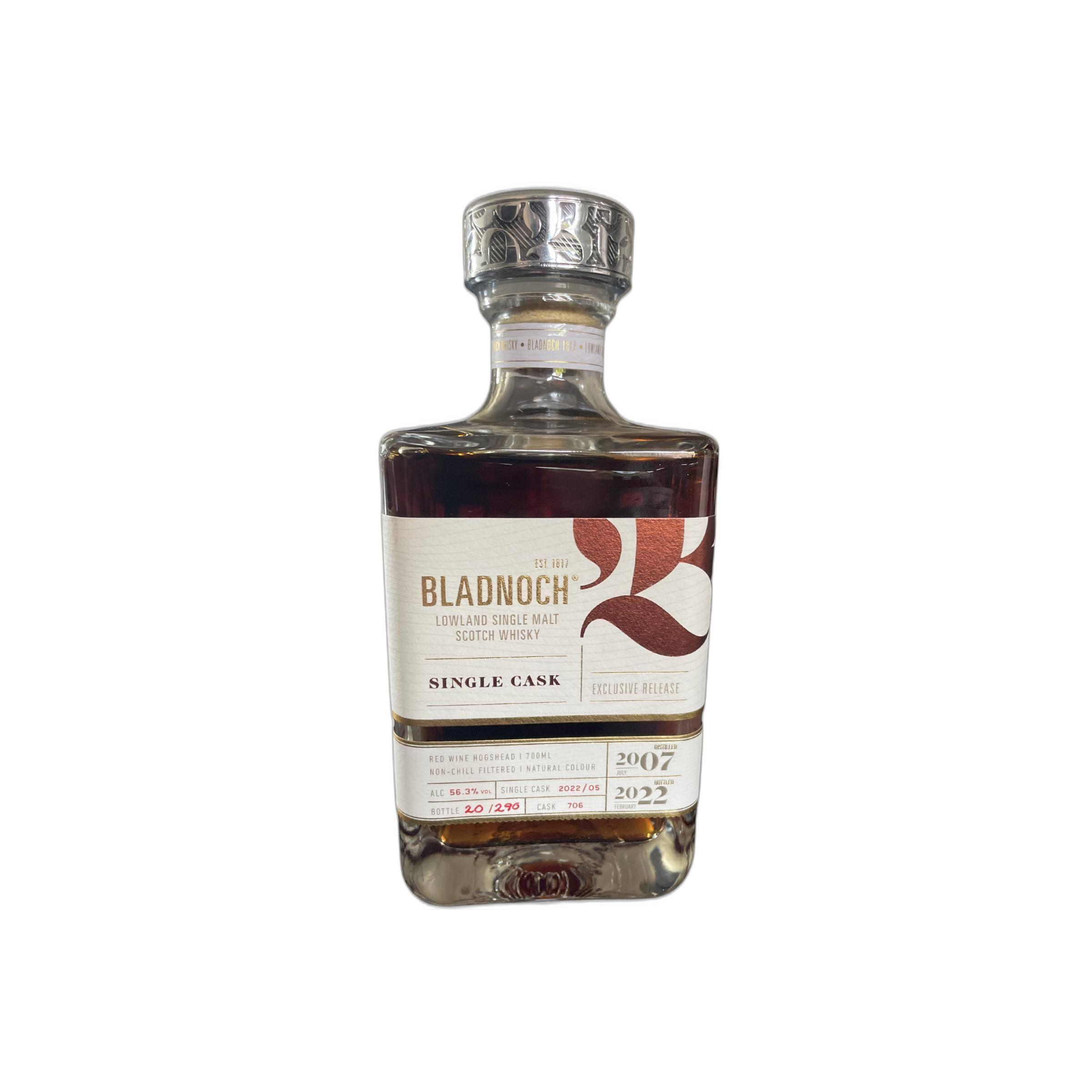 Bladnoch Single Cask 2007 15 Years Single Malt Whisky