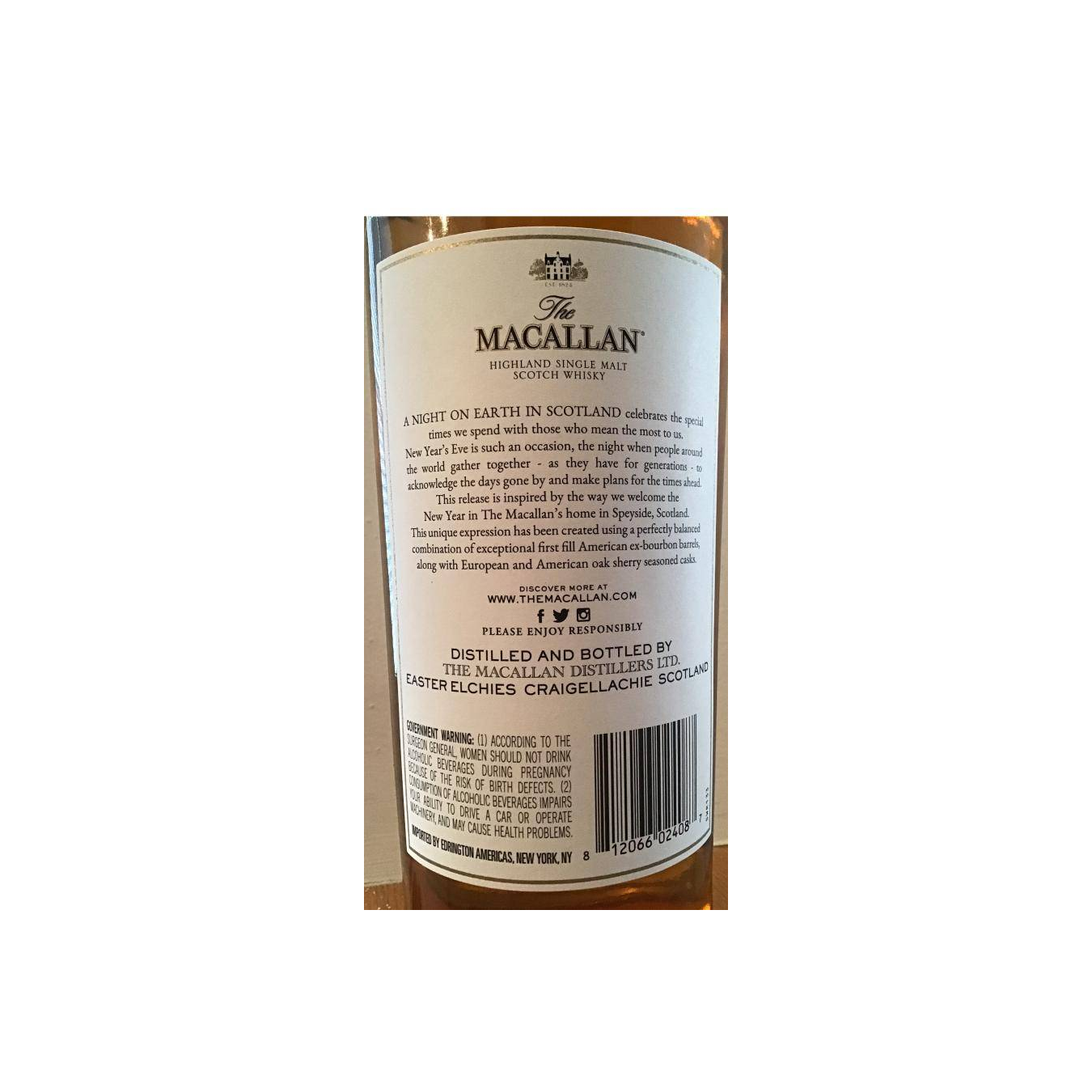 The Macallan Single Malt Whisky 2