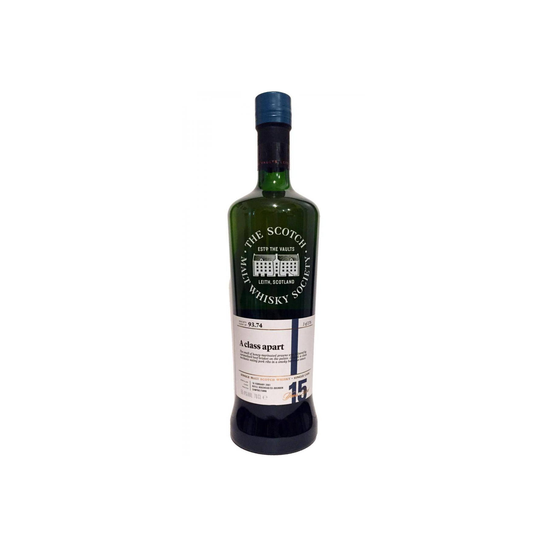 The Scotch Malt Whisky Society 2001 15 Years Single Malt Whisky