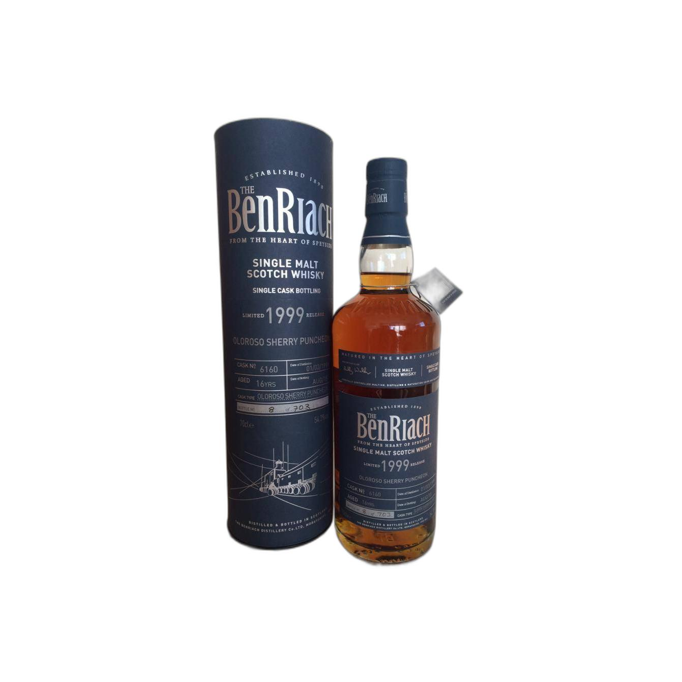 BenRiach Individual Cask Bottling 1999 16 Years Single Malt Whisky 2