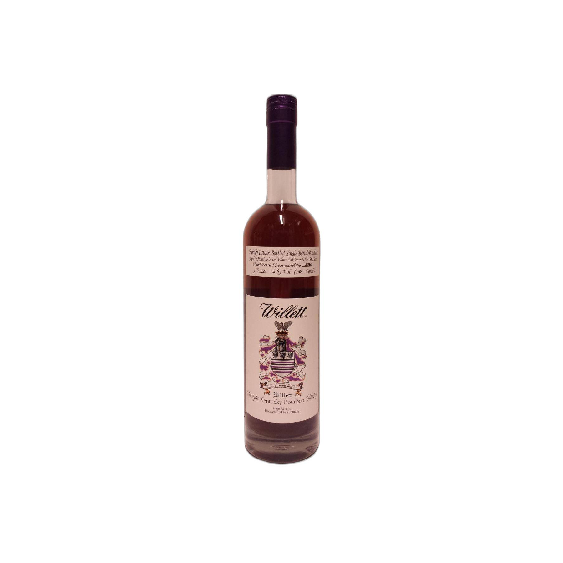 Willett Family Estate Bottled Single Barrel Bourbon 9 Years Bourbon Whisky