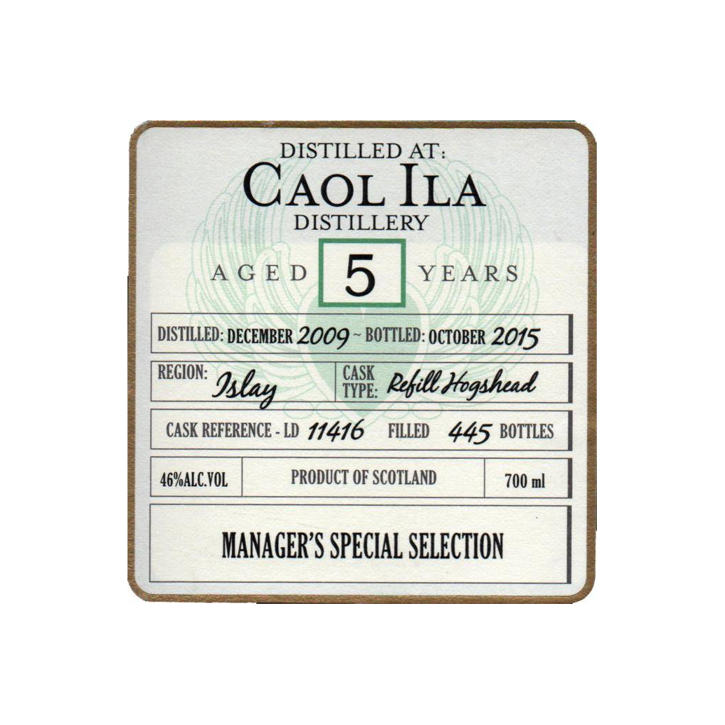 Caol Ila 2009 5 Years Single Malt Whisky 2