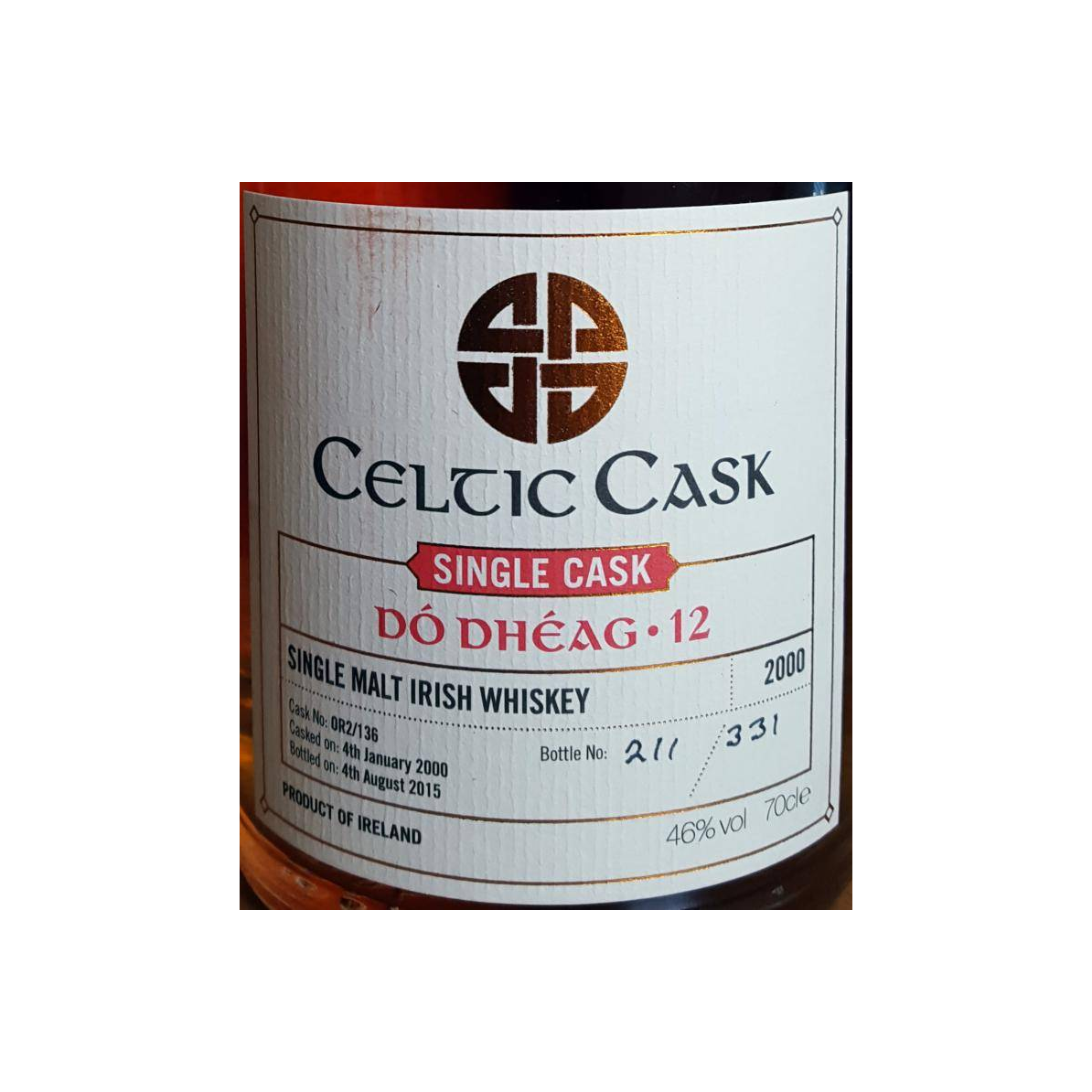Celtic Cask 2000 - Dó Dhéag - 12 2