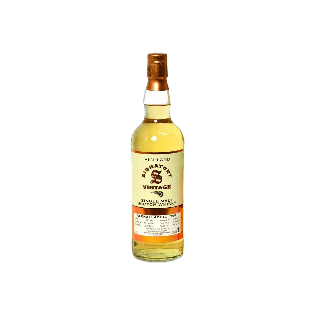 The GlenAllachie Vintage Collection 1996 17 Years Single Malt Whisky