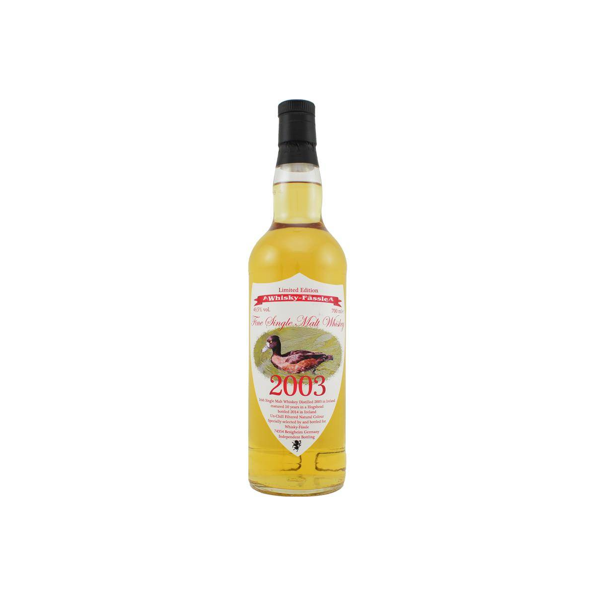 Irish Single Malt Whiskey 2003 W-F