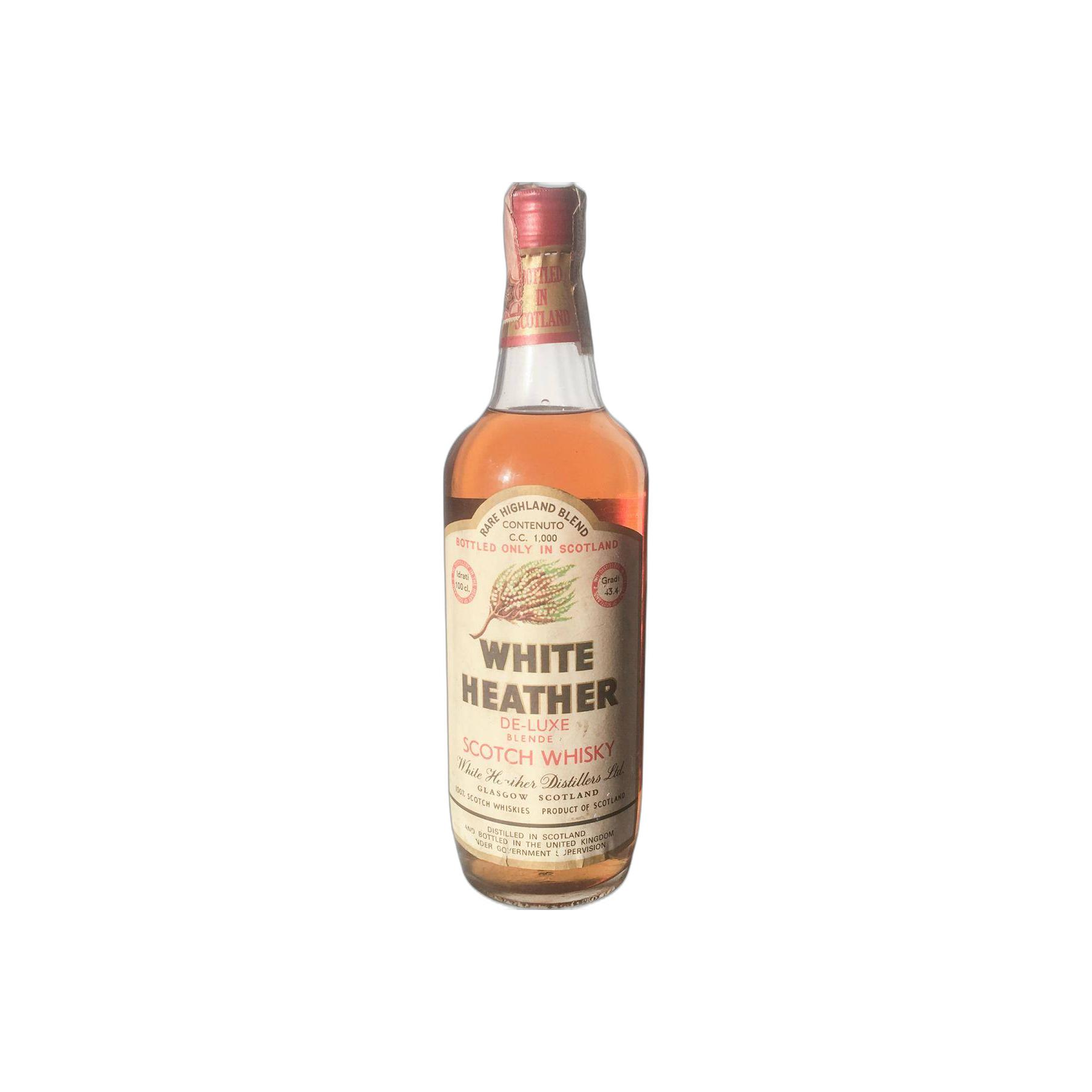White Heather De-Luxe Blended Scotch Whisky