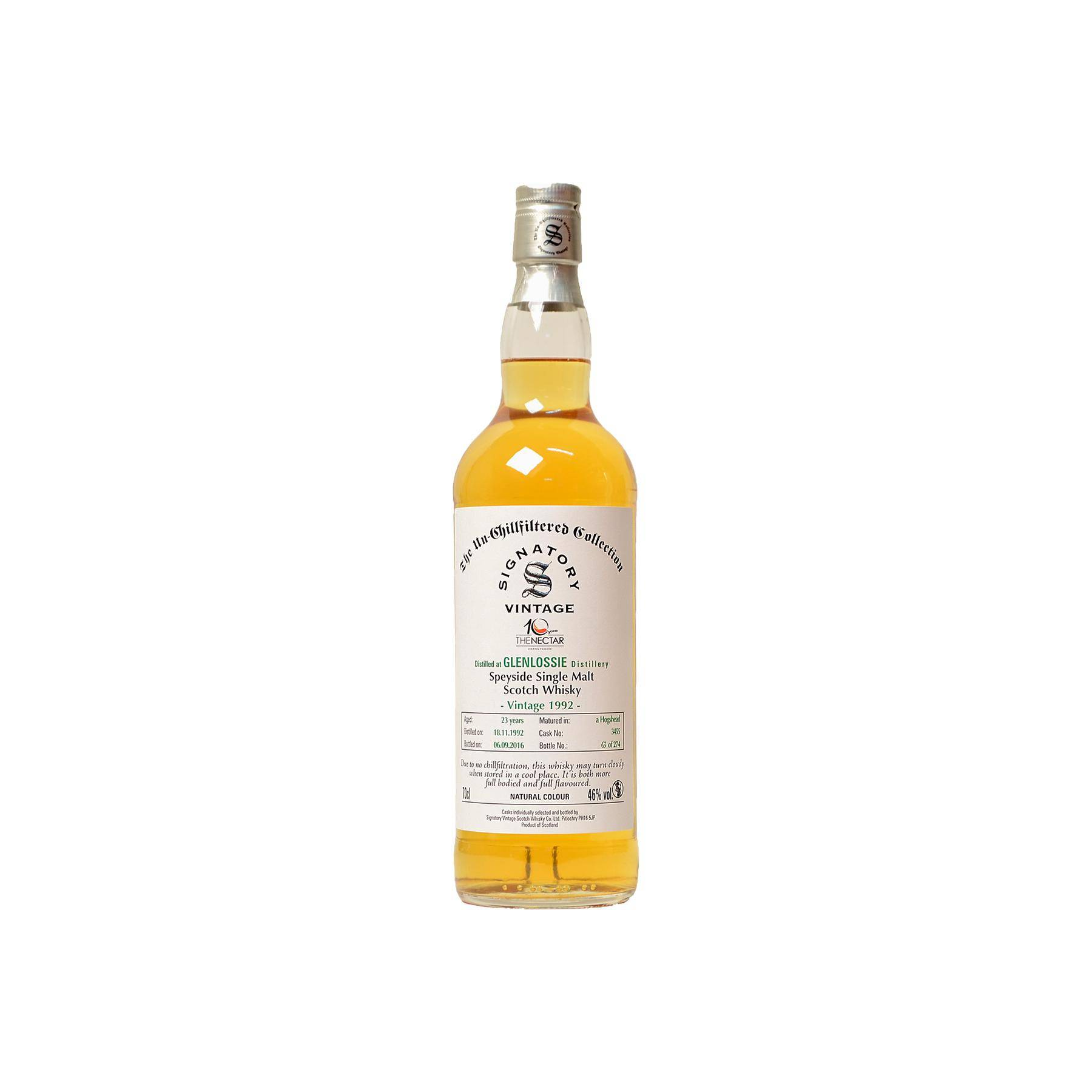 Glenlossie The Un-Chillfiltered Collection 1992 23 Years Single Malt Whisky