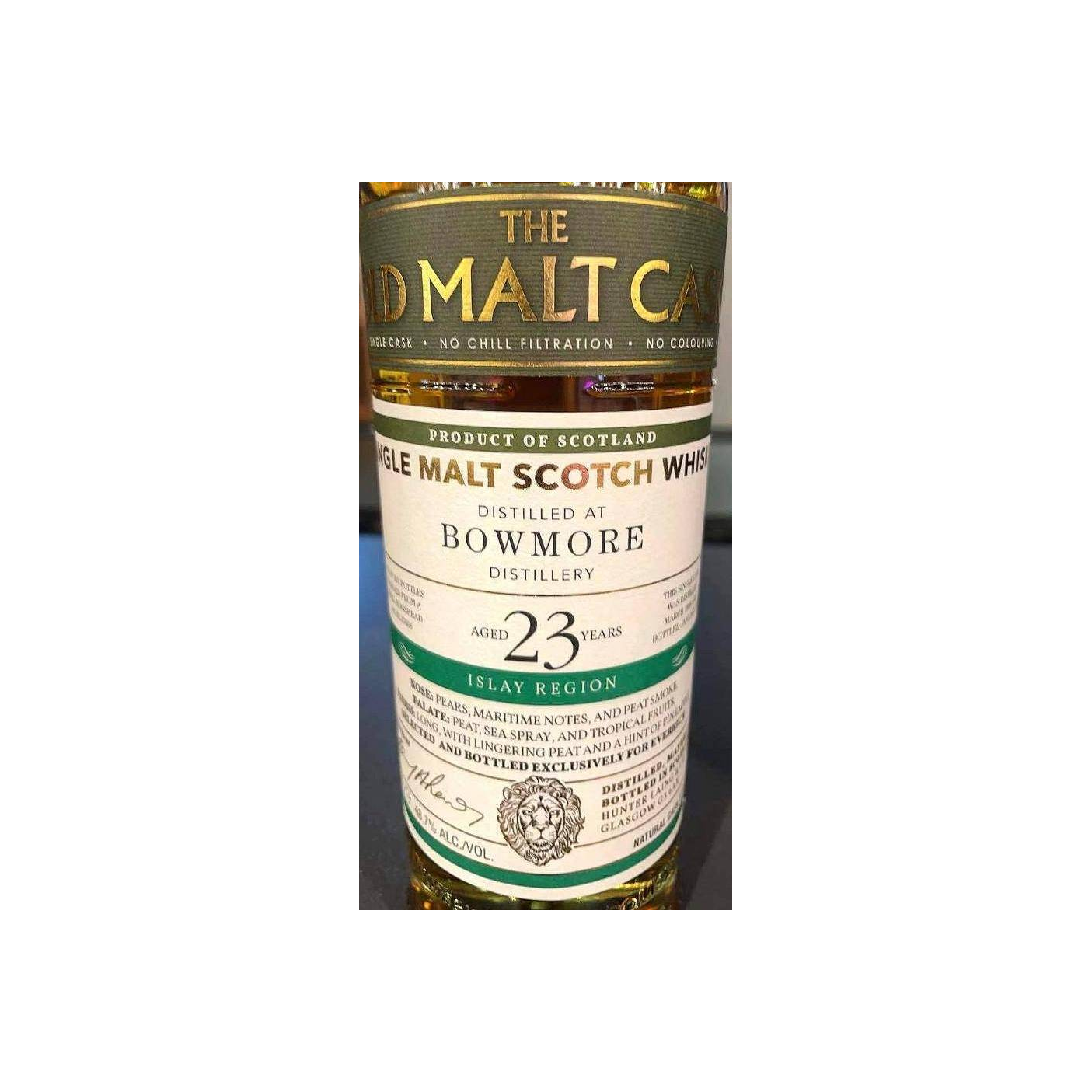Bowmore Old Malt Cask 1996 23 Years Single Malt Whisky 2