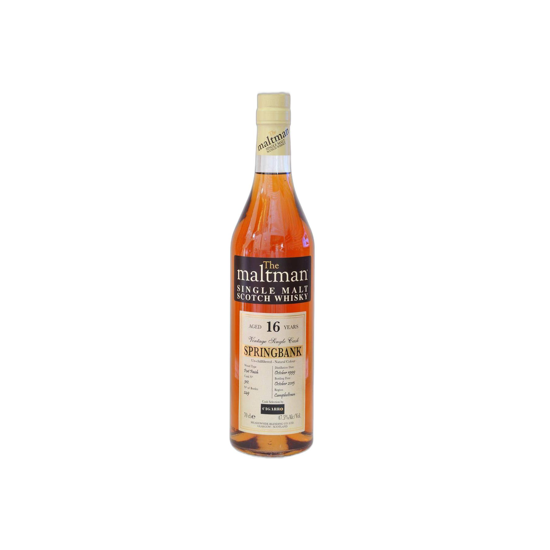 Springbank 1999 16 Years Single Malt Whisky