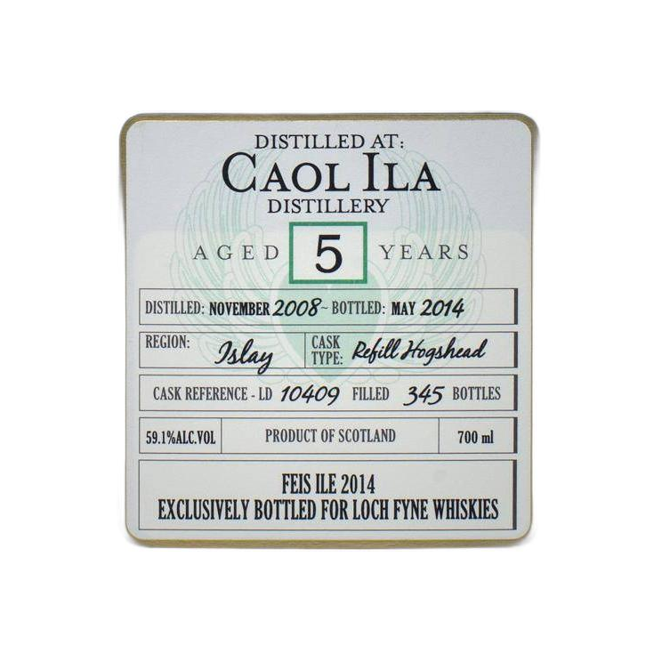 Caol Ila 2008 5 Years Single Malt Whisky 3
