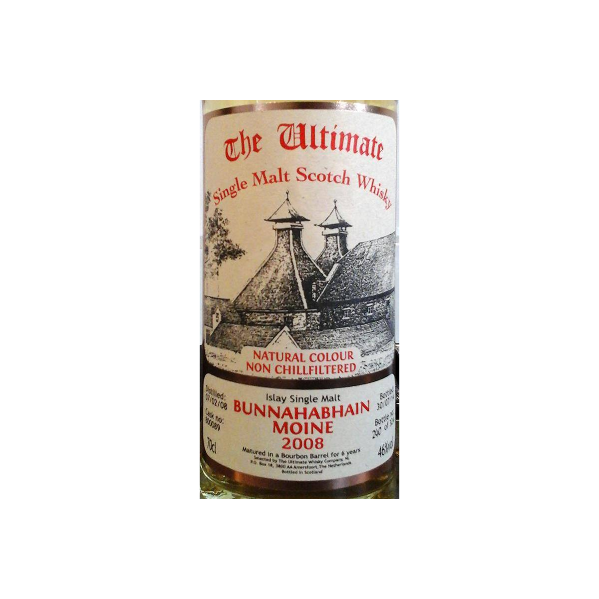 Bunnahabhain The Ultimate 2008 6 Years Single Malt Whisky 3