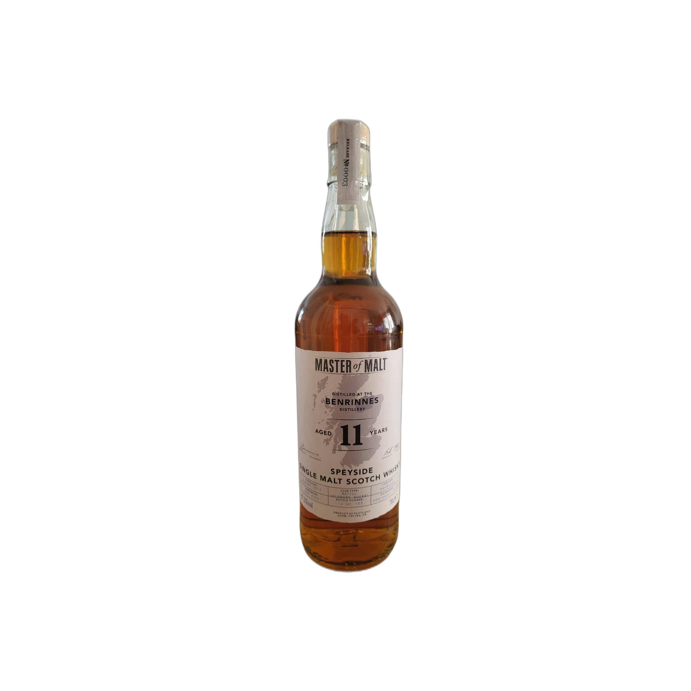 Benrinnes Single Cask 2010 11 Years Single Malt Whisky