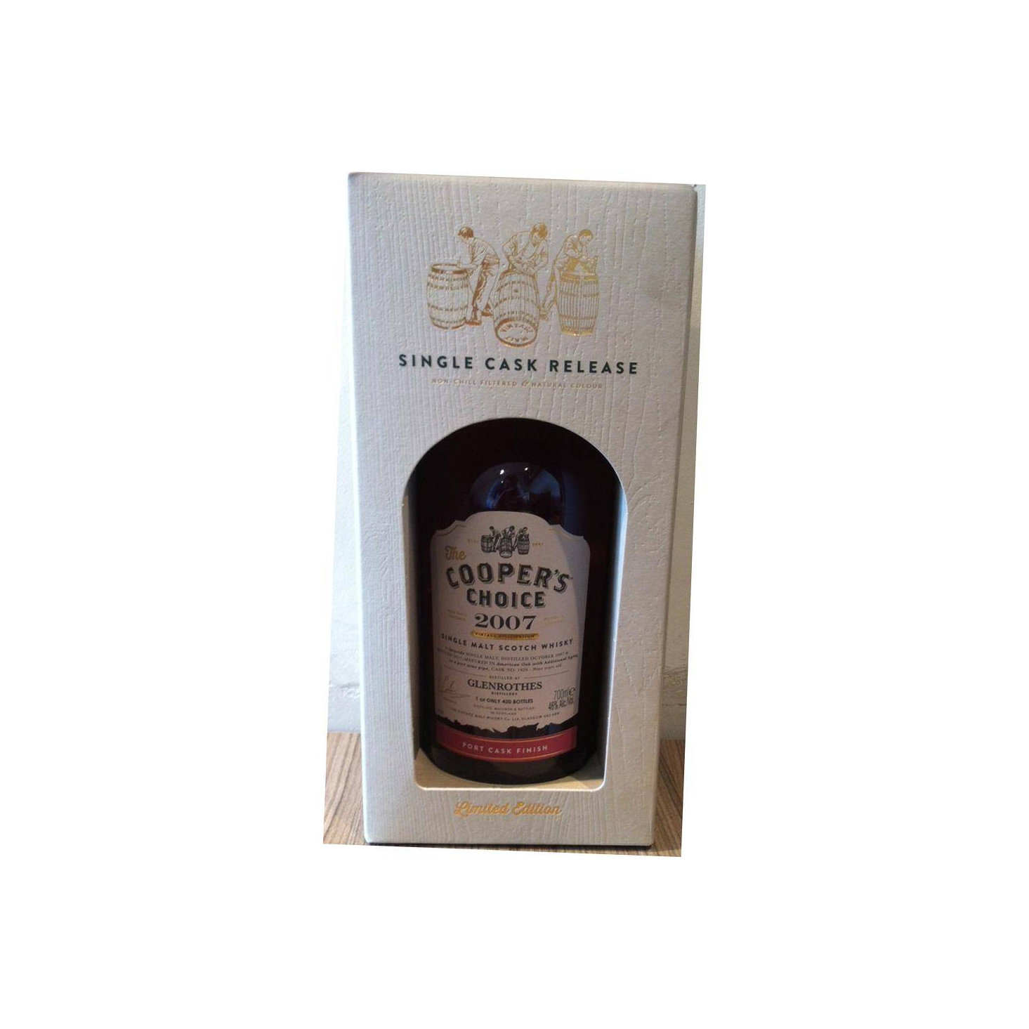 The Glenrothes The Cooper's Choice 2007 9 Years Single Malt Whisky 2