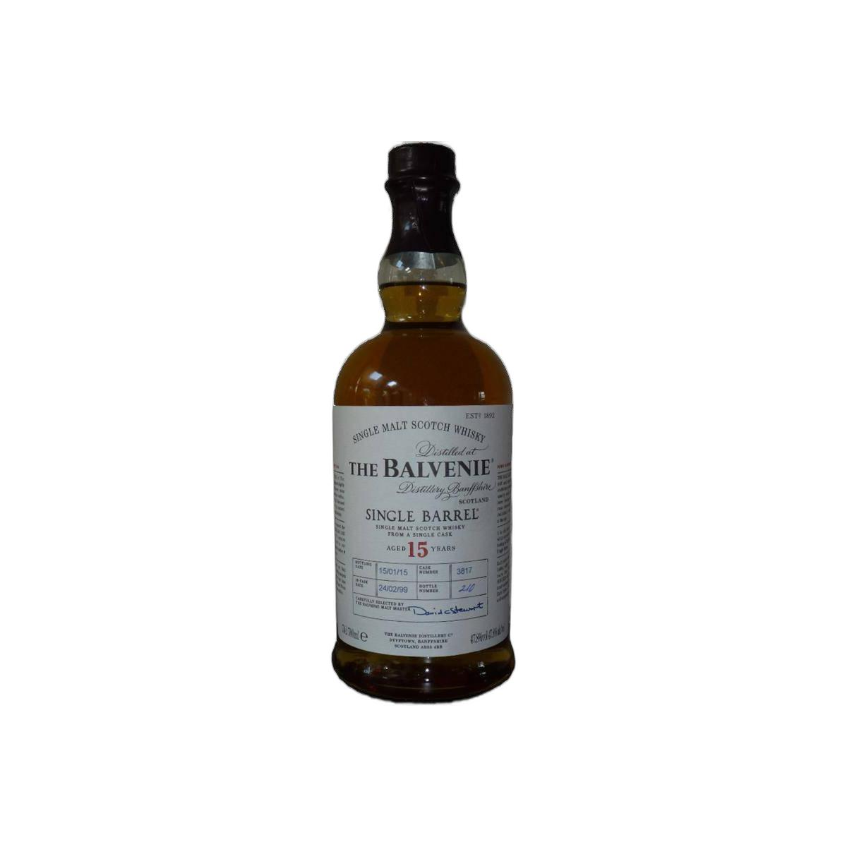 The Balvenie Single Cask 1999 15 Years Single Malt Whisky