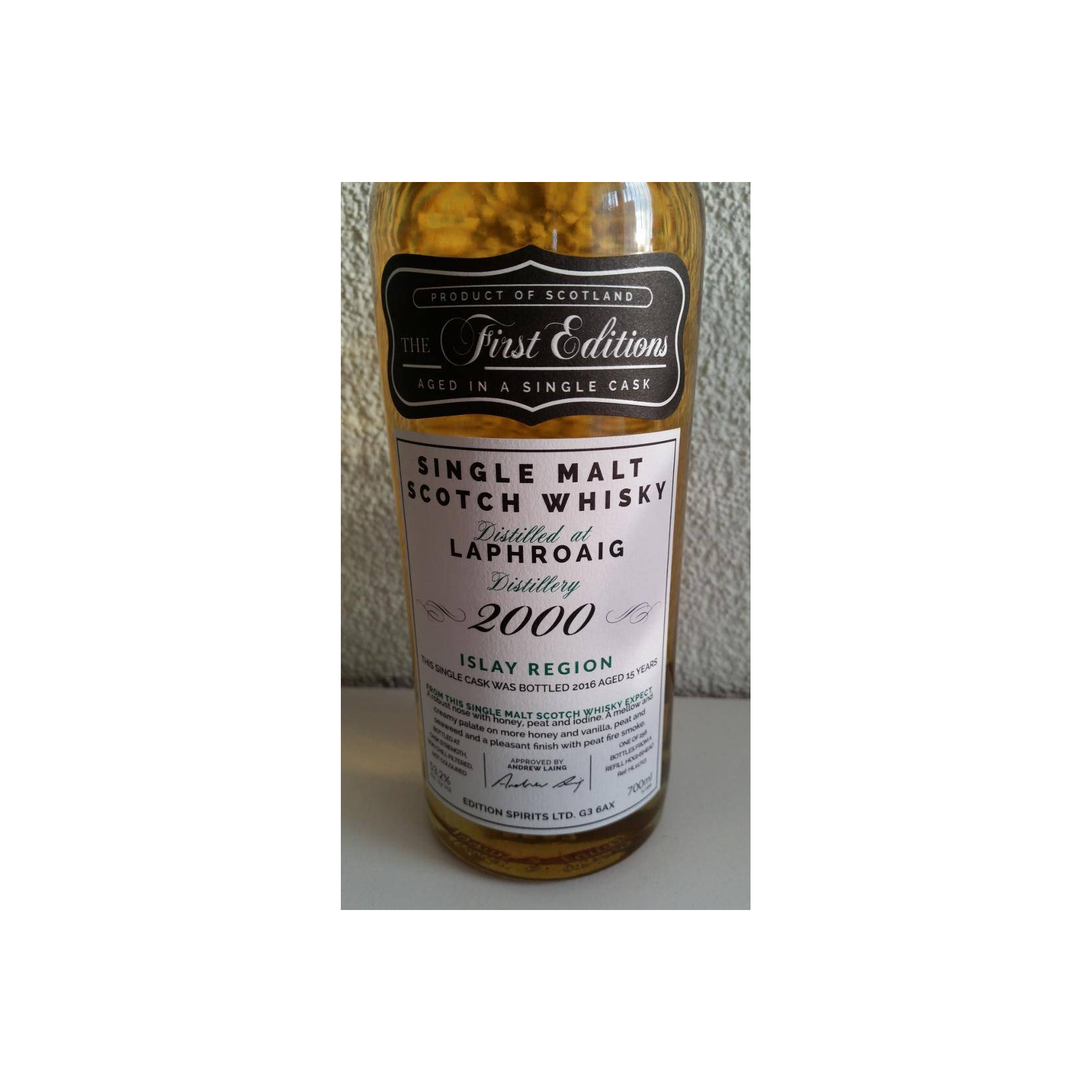 Laphroaig The First Editions 2000 15 Years Single Malt Whisky 2