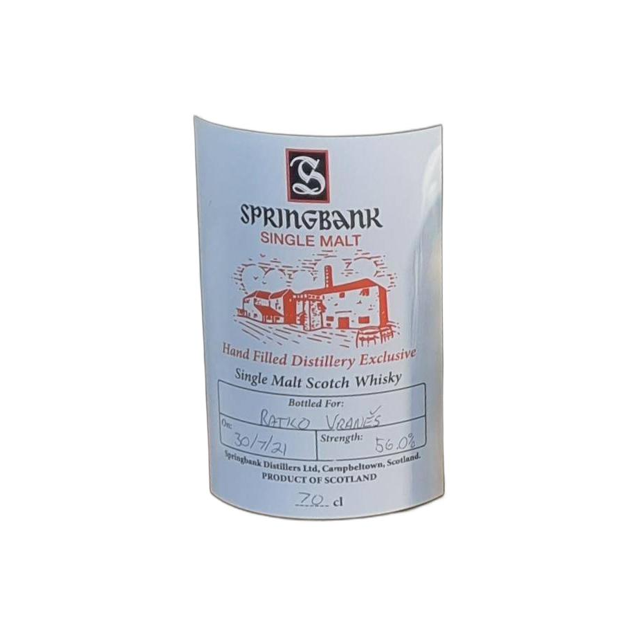 Springbank Single Malt Whisky